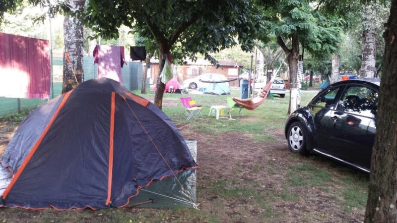 Pitch for Small tent