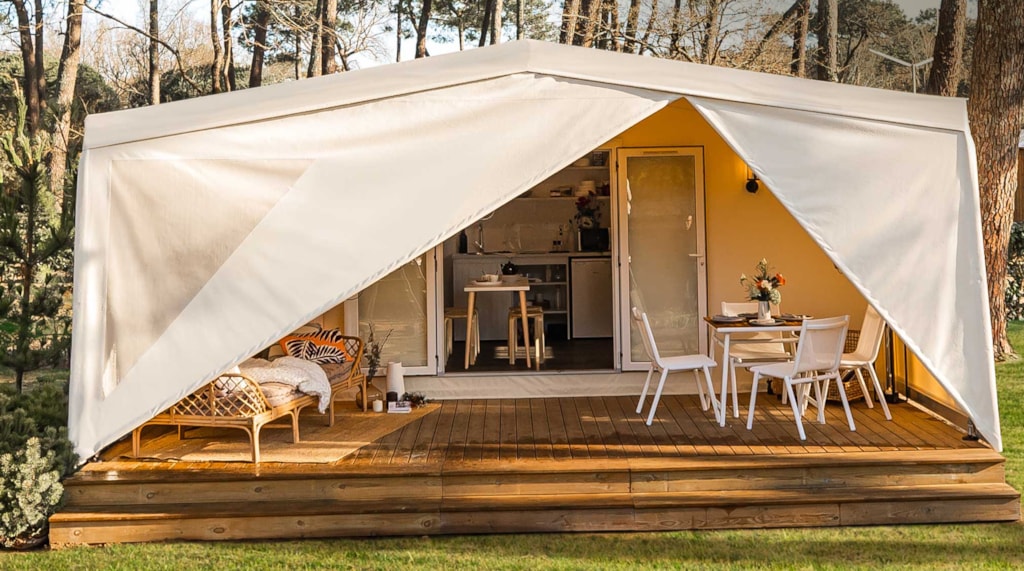 Glampingtent Caravan 4p - Mimosa Tiny House