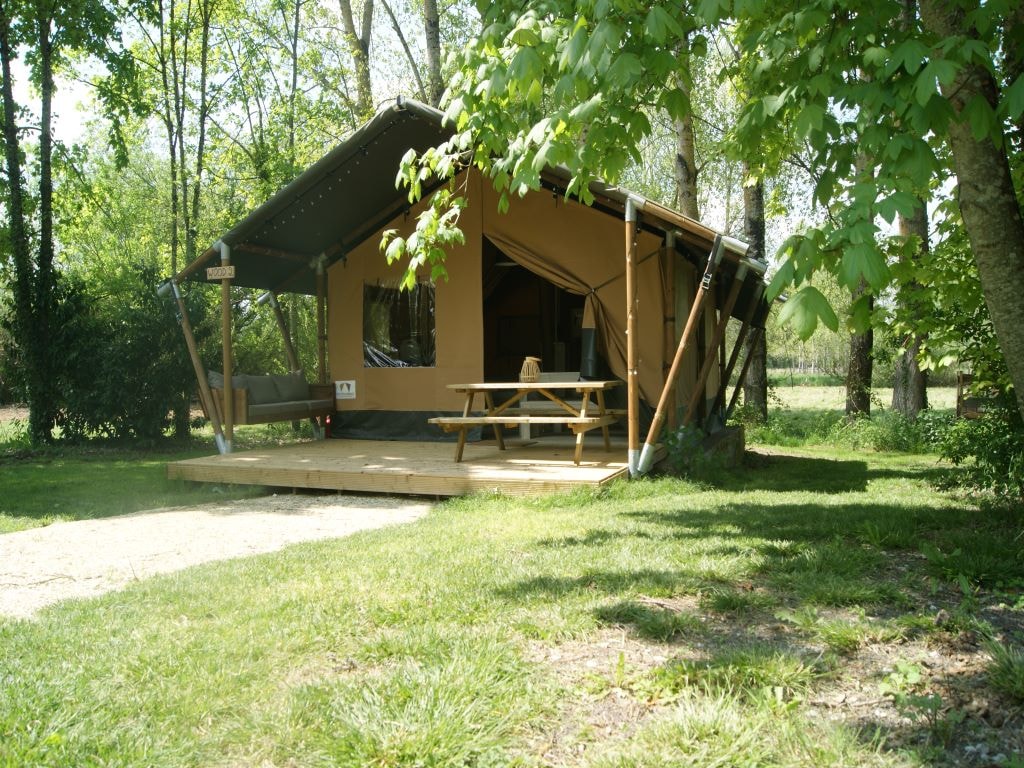 Glampingtent 5p - WOOD (without toilet blocks) 2/5 Ppl.
