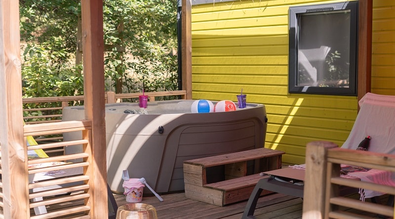 Stacaravan 4p - Stacaravan DUO PREMIUM Jacuzzi 32m²