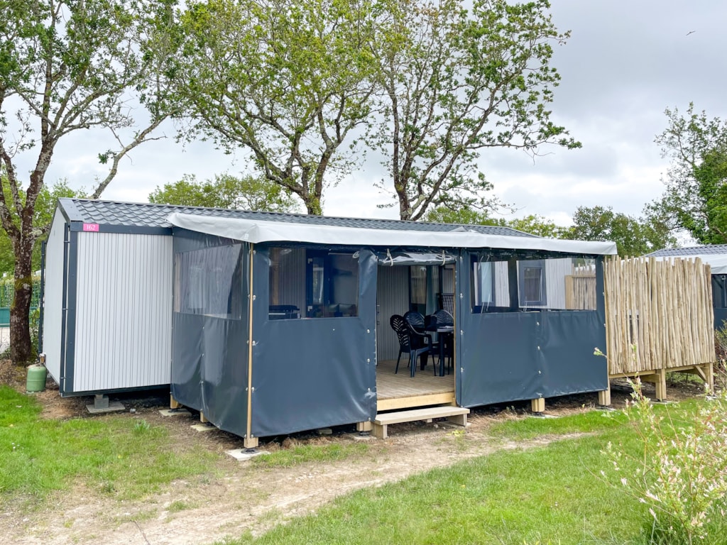 Stacaravan 6p - Mobilhome Trio Premium 40m² Jacuzzi