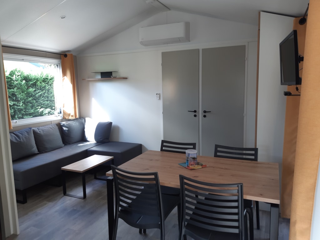 Stacaravan 4p - Mobile-home authentique 27m² (2 bedrooms) half-covered terrace