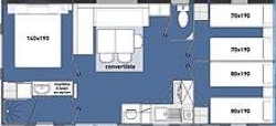 Stacaravan 6p - Mobile-home émotion 30m²