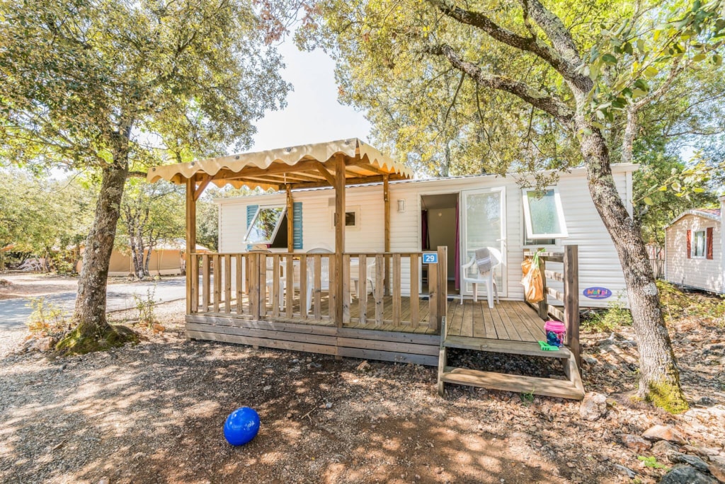 Mobile-home Comfort - 29 m²- 2 bedrooms - Raised terrace