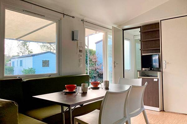 Stacaravan Classic - 31 m²- 3 slaapkamers - Verhoogd terras