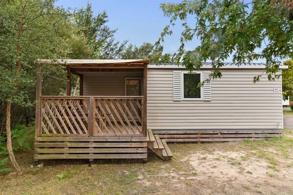 Stacaravan Comfort - 30 m²- 2 slaapkamers - Enkel terras