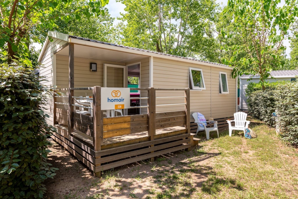 Stacaravan Comfort - 33 m²- 3 slaapkamers - Enkel terras