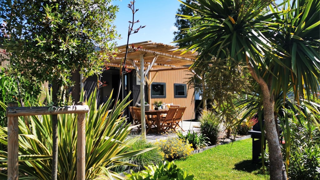 Mobile Home 4p - SUNELIA LUXE TAOS 40m² - Pergola exotique