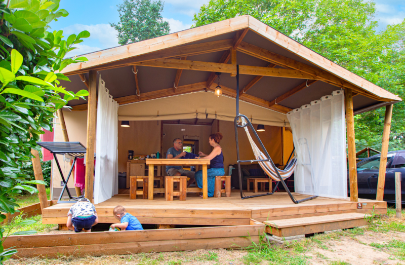 Safaritent 5p - Cotton canvas Confort 35m² 2 bedroom