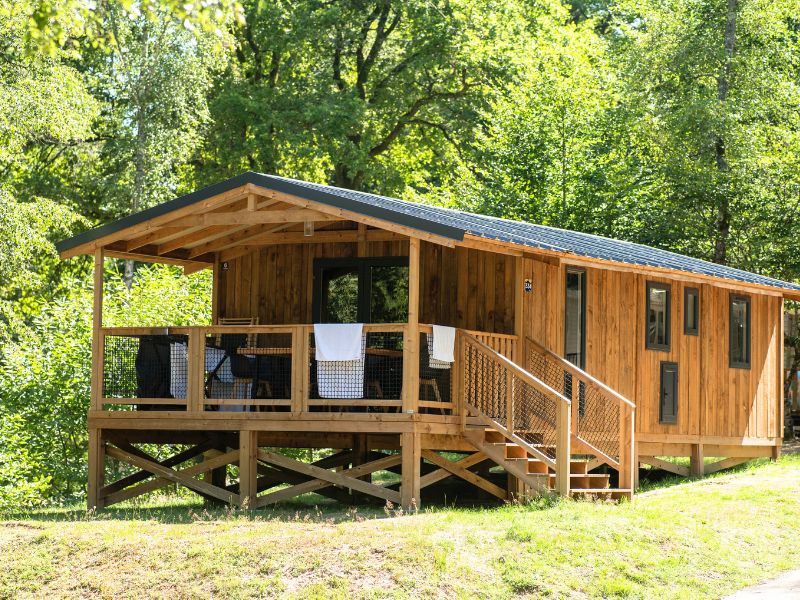 Wooden Cabin 5p - VIP Premium Lodge 34m² -