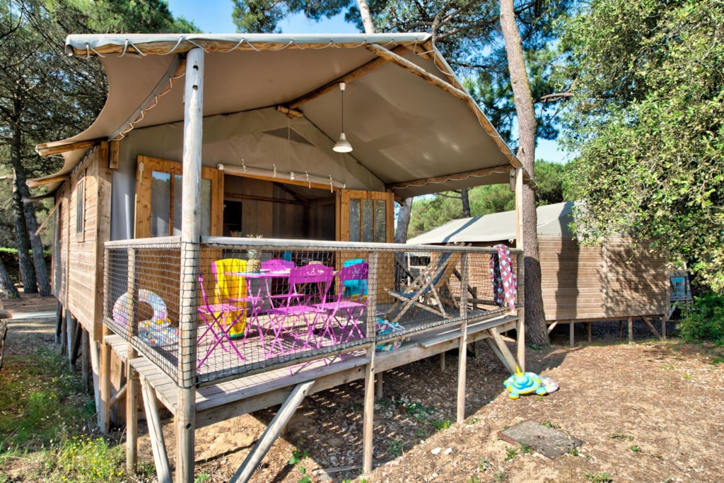 Tent House 4p - Cabin Lodge Wood Comfort 38m²