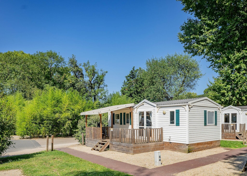 Stacaravan Classic - 33 m²- 3 slaapkamers - Verhoogd terras