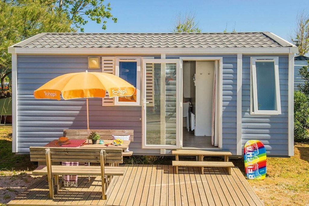 Stacaravan Classic - 2 slaapkamers - terras - Airconditioning