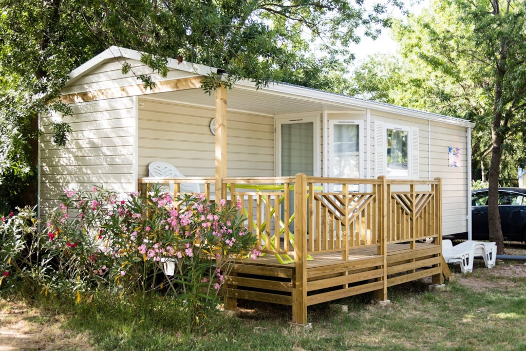 Stacaravan Comfort - 30 m²- 2 slaapkamers - Enkel terras