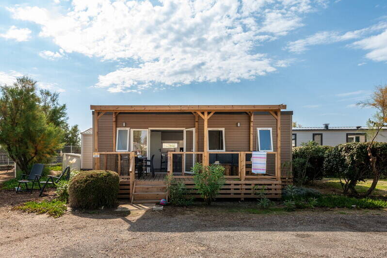 Premium stacaravan - 3 slaapkamers - terras - airconditioning - TV