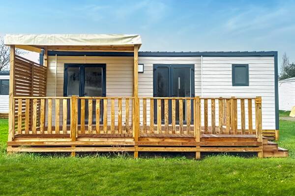 Stacaravan Comfort - 2 bedrooms - covered terrace - air conditioning
