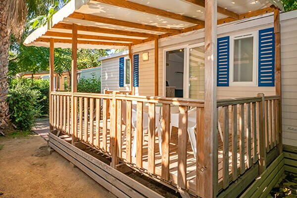 Stacaravan Comfort - 3 bedrooms - covered terrace - Air conditioning