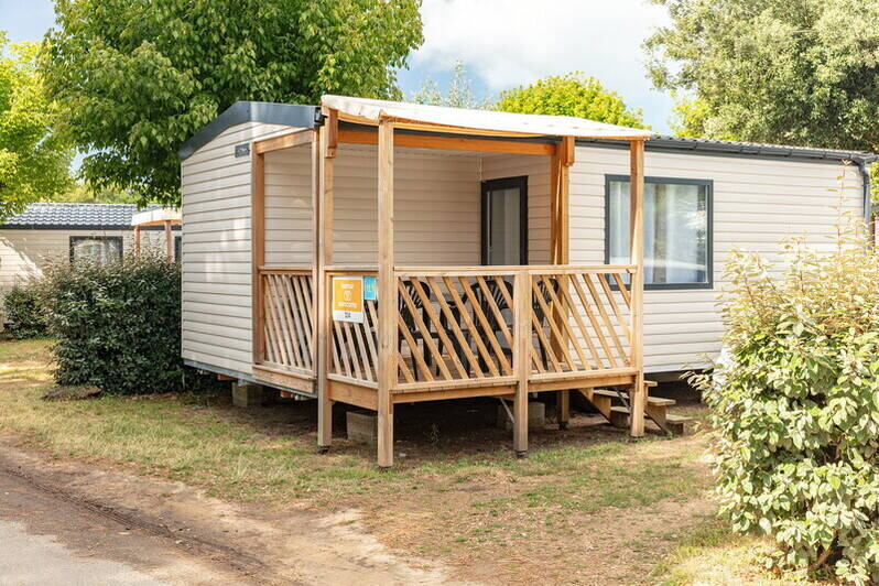 Stacaravan Comfort 32m² | 2 slaapkamers | Enig terras | Airconditioning