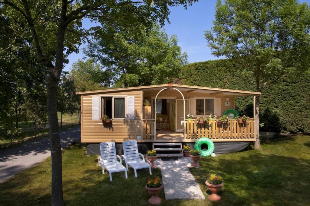 L-Vormig Stacaravan 5p - Chalet 5p